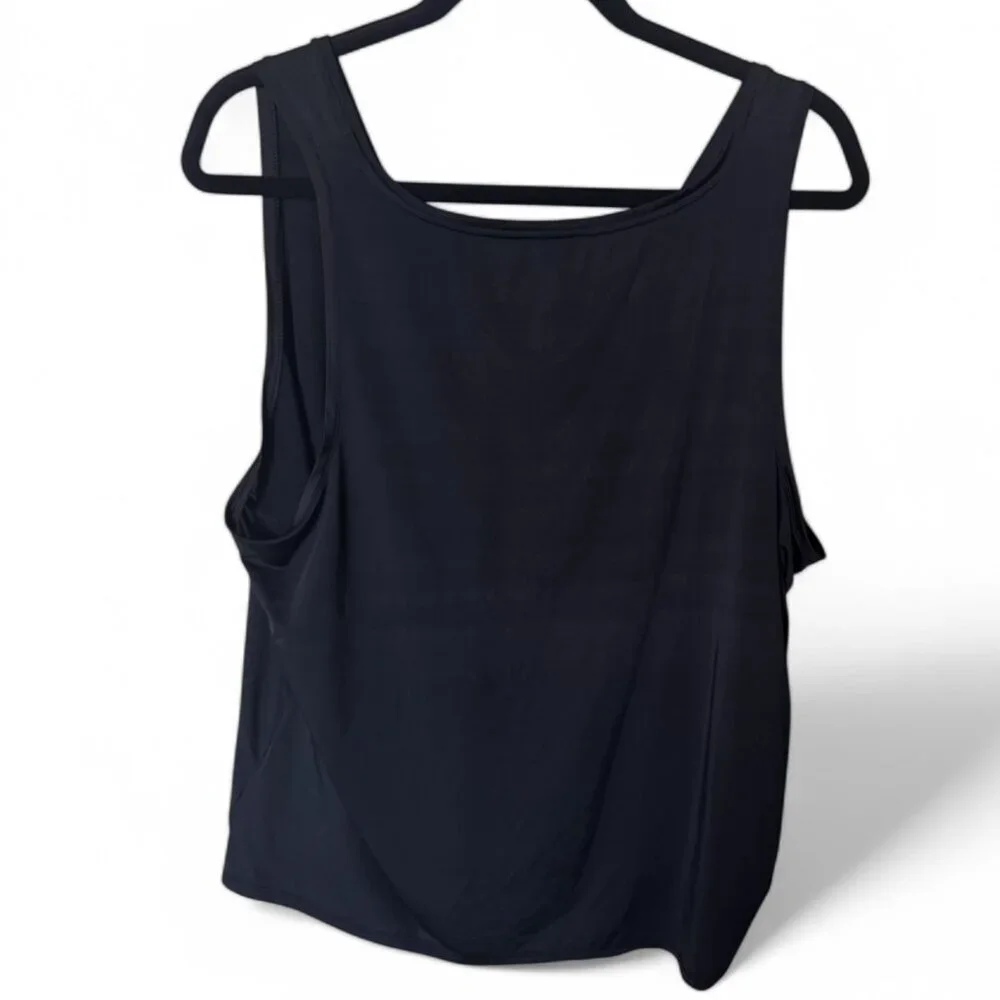 Express Relaxed Scoop Neck Tailored Tank – XL - Picture 3 of 5